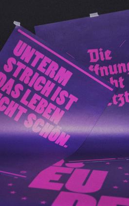 Nico Semsrott Demotivationsplakate merkmal. Designagentur Darmstatdt