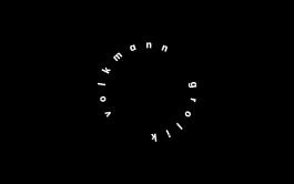 Logo, Typographie, Design, Volkmann Grolik merkmal. Designagentur Darmstatdt