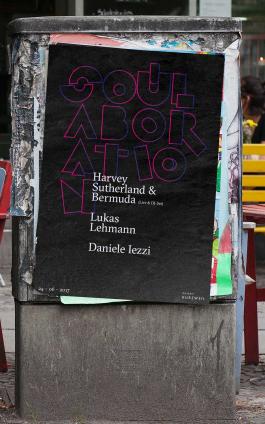 Plakat Soulaboration Galerie Kurzweil 2017 merkmal. Designagentur Darmstatdt